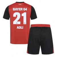 Otroški Nogometni dresi Bayer Leverkusen Amine Adli #21 Domači 2024-25 Kratek Rokav (+ Kratke hlače)